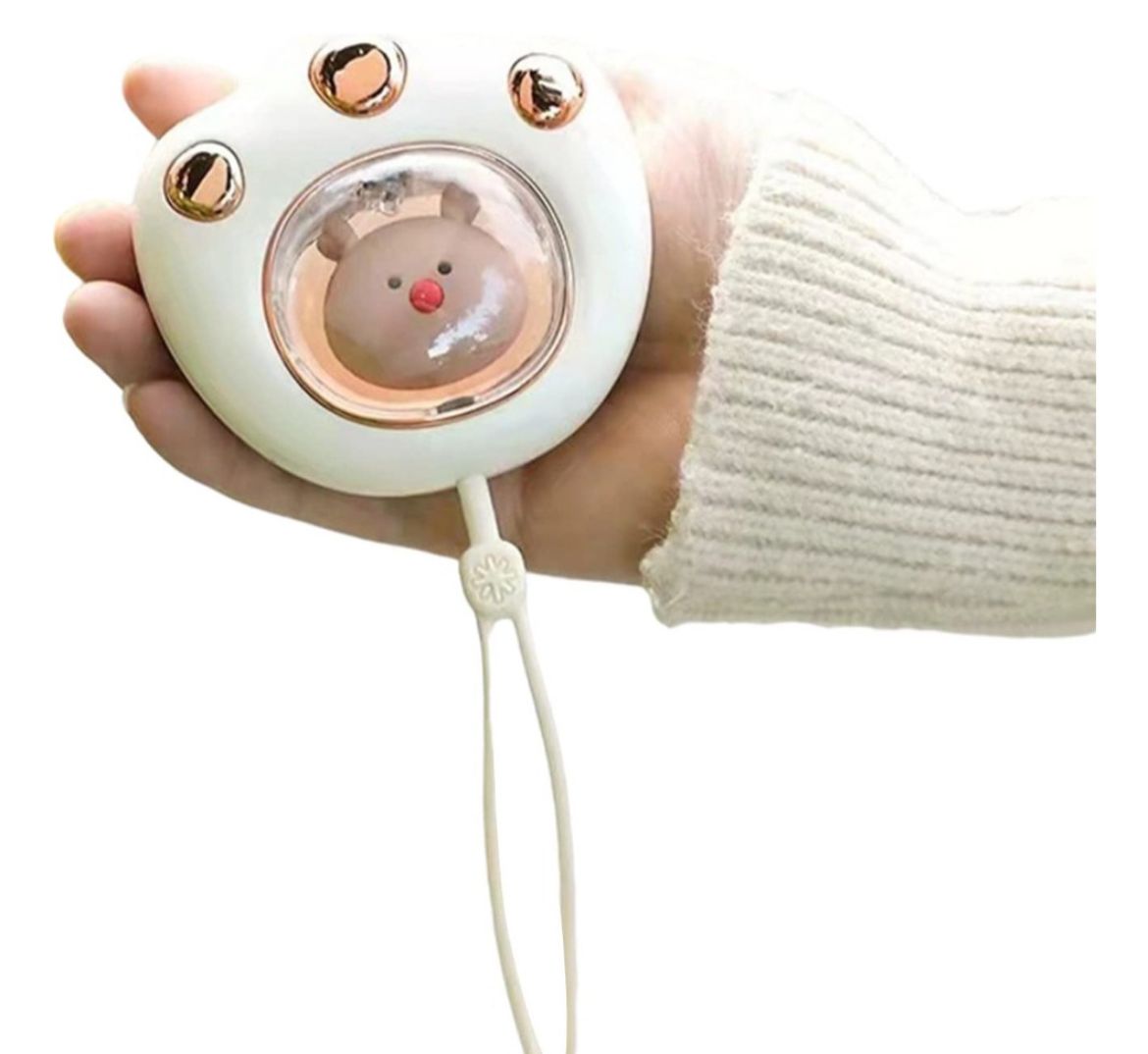 CALENTADOR DE MANO PORTATIL RECARGABLE USB GARRAS