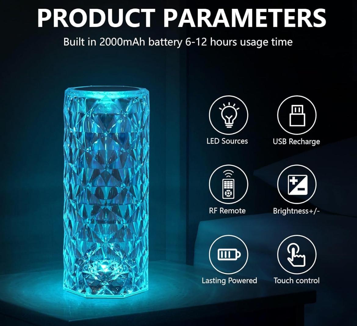 LAMPARA CRISTAL