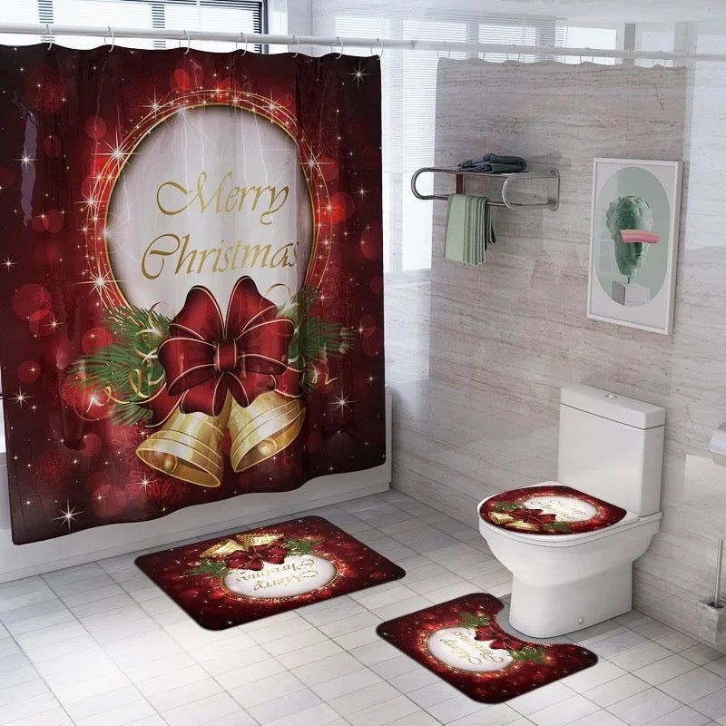 SET DE BAÑO+CORTINA🎅🏻♥️