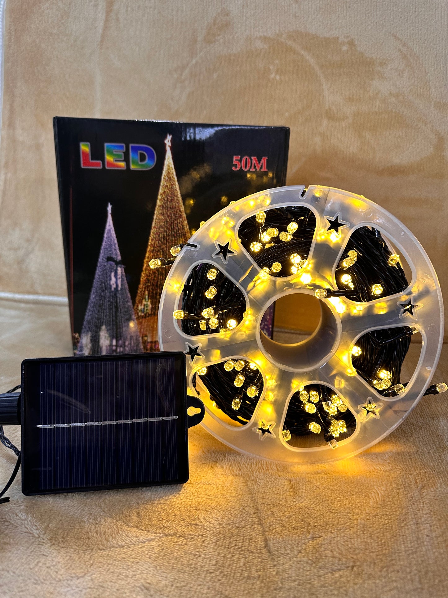 ✨LUZ LED 50METROS✨Solar