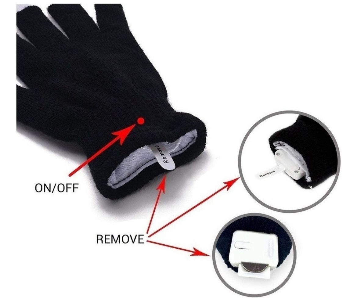 GUANTES LED