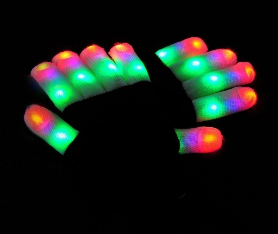 GUANTES LED
