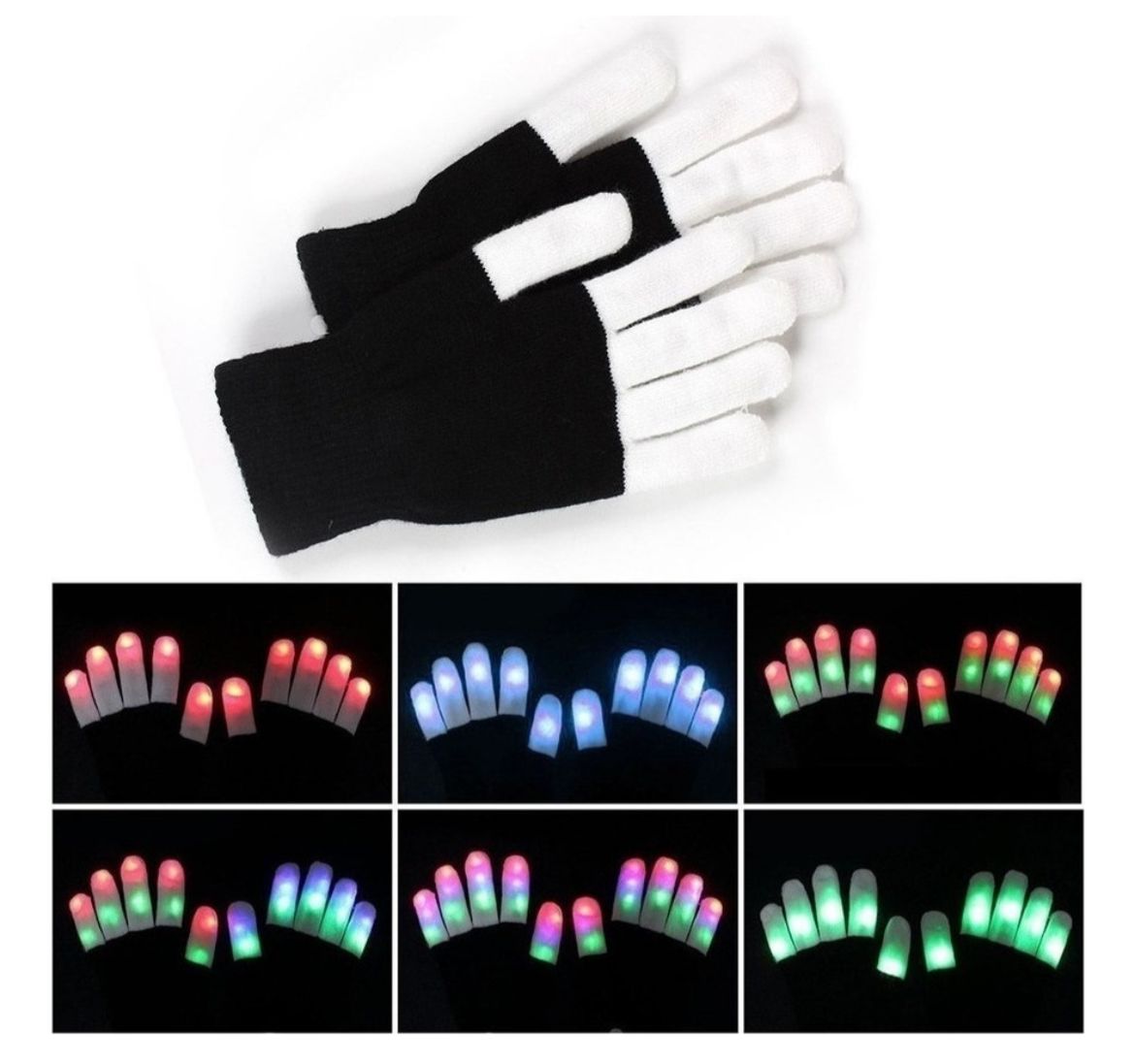 GUANTES LED