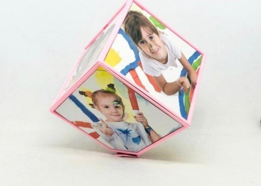 CUBO PORTARRETRATO GIRATORIO