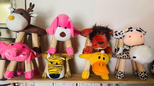 SILLA DE MADERA ANIMAL