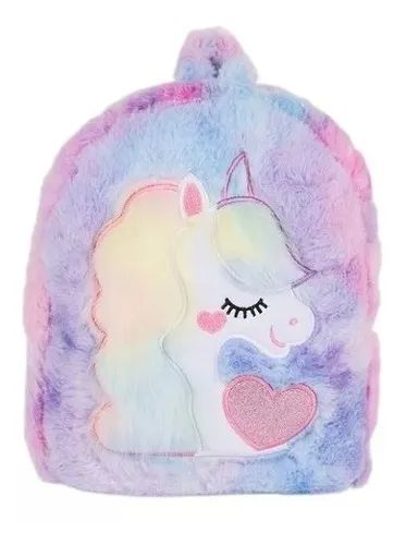 MOCHILA UNICORNIO PELUDA