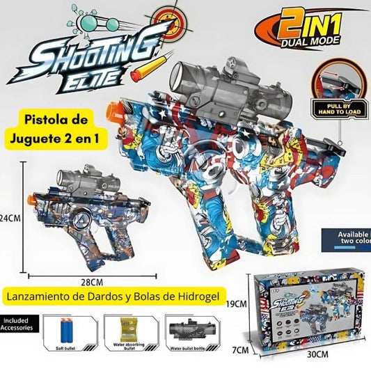 PISTOLA HIDROGEL 2 EN 1